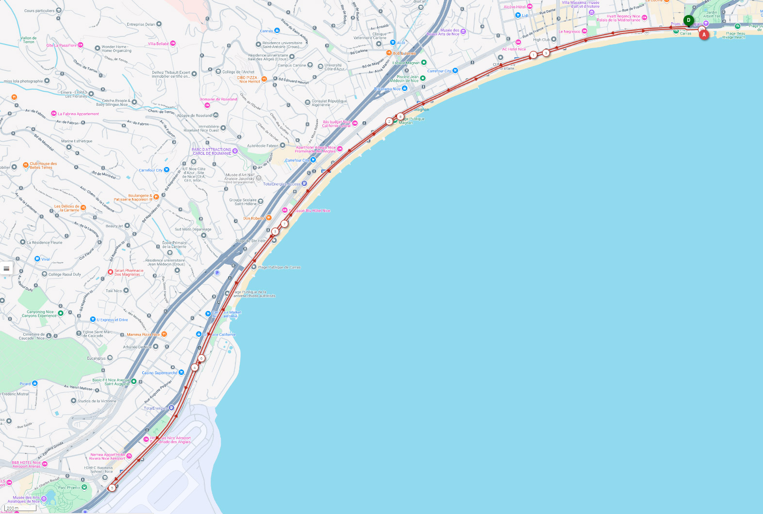 SMIN 2025 plan des parcours 10 KM